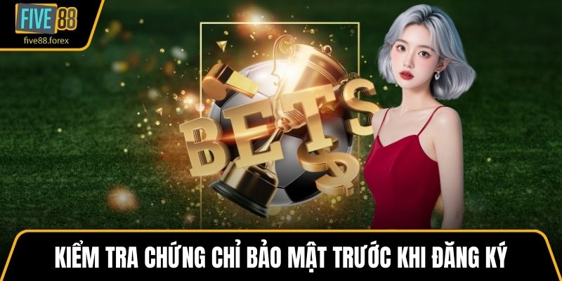 Kiểm tra chứng chỉ bảo mật trước khi thực hiện đăng ký